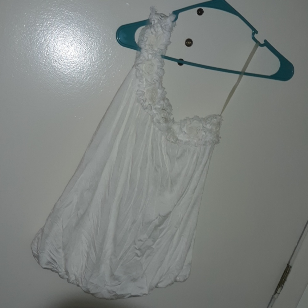 Rose one shoulder top